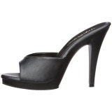 Leatherette 12 cm FLAIR-401-2 Women Mules Shoes