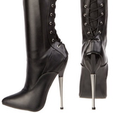 Leatherette 16 cm DAGGER-3060 fetish overknee boots