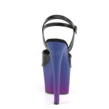 Leatherette 18 cm SKY-309BP platform pleaser sandals