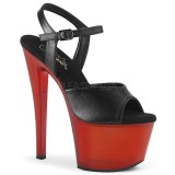 Leatherette 18 cm SKY-309T platform pleaser sandals