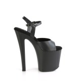 Leatherette 19 cm ENCHANT-709 black pleaser shoes with high heels
