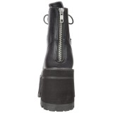 Leatherette 9,5 cm Demonia RANGER-102 gothic platform ankle boots