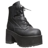 Leatherette 9,5 cm Demonia RANGER-102 gothic platform ankle boots