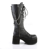 Leatherette Demonia RANGER-303 Mens Lace Up Boots