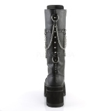 Leatherette DemoniaCult RANGER-303 Mens Lace Up Boots