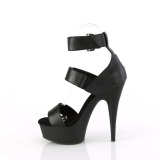 Leatherette platform 15 cm DELIGHT-629 pleaser high heels shoes