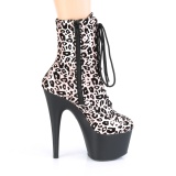 Leopard Rose 18 cm ADORE-1020LP Pole dancing ankle boots