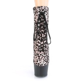 Leopard Rose 18 cm ADORE-1020LP Pole dancing ankle boots