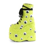 Limoen Vacht 18 cm SLAY-206 lolita enkellaarzen plateau