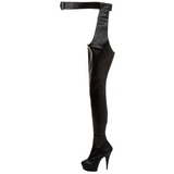 Matte 15,5 cm DELIGHT-5000 Platform Thigh High Boots