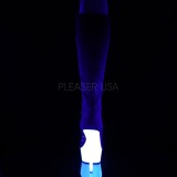 Neon 15 cm DELIGHT-2000SK canvas laarzen met hoge hakken