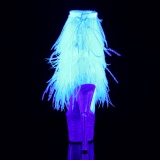 Neon 18 cm ADORE-1017MFF Pole dancing fringe ankle boots