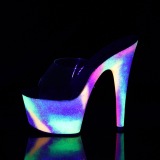 Neon 18 cm ADORE-701GXY Exotic stripper high heel mules