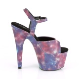 Neon 18 cm ADORE-709REFL Exotic stripper high heel shoes