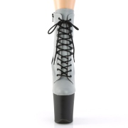 Neon 20 cm Pleaser FLAMINGO-1020REFL-2 Pole dancing ankle boots