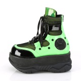 Neon 7,5 cm NEPTUNE-126 demonia enkellaarzen - unisex cyberpunk enkellaarzen