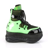 Neon 7,5 cm NEPTUNE-126 demonia enkellaarzen - unisex cyberpunk enkellaarzen