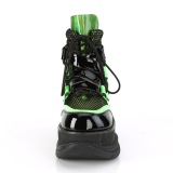 Neon 7,5 cm NEPTUNE-126 demonia enkellaarzen - unisex cyberpunk enkellaarzen