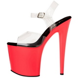 Neon Pink 20 cm Pleaser FLAMINGO-808UV High Heel Platform