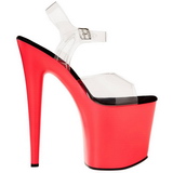 Neon Pink 20 cm Pleaser FLAMINGO-808UV High Heel Platform