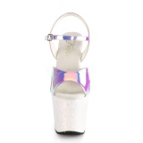 Opaal 18 cm UNICORN-711LG glitter schoenen met hakken