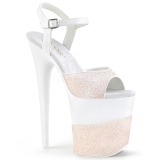 Opaal Schitteren 20 cm Pleaser FLAMINGO-809-2G High Heels Plateau