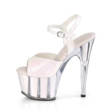 Opaal glitter plateau 18 cm ADORE-710G pole dance schoenen met hoge hakken