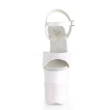 Opal Glitter 20 cm Pleaser FLAMINGO-809-2G High Heels Platform