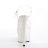 Opal glitter 18 cm Pleaser ADORE-708HMG Pole dancing high heels shoes