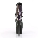 Paarse Lakleer 18 cm ADORE-1020SHG paaldans enkellaarsjes met hoge hakken