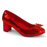 Pailletten pumps vlinderdas 5 cm DOROTHY funtasma cosplay prinses schoenen
