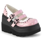 Patent 11,5 cm SHAKER-27 alternative shoes platform rose