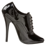 Patent 15 cm DOMINA-460 high heels oxford pumps for men