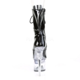 Patent 18 cm FLASH-1020-7 led platform pole dance ankle boots