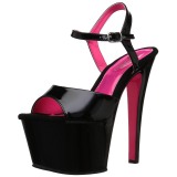 Patent 18 cm SKY-309TT High Heeled Sandal Neon Platform