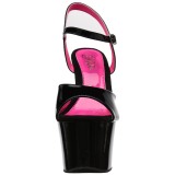 Patent 18 cm SKY-309TT High Heeled Sandal Neon Platform