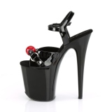 Patent 20 cm Pleaser FLAMINGO-809GB platform sandals