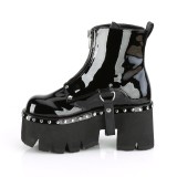 Patent 9 cm ASHES-100 demoniacult ankle boots platform