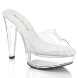 Perspex 13 cm MARTINI-501 transparent mules high heels