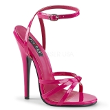 Pink 15 cm Devious DOMINA-108 sandalen met naaldhak