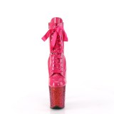 Pink 20 cm FLAMINGO-1020HG glitter exotic hakken - pole dance enkellaarsjes