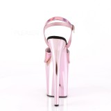 Pink 20 cm FLAMINGO-809HG platform pleaser high heels shoes