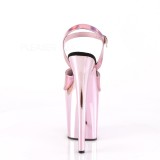 Pink 20 cm FLAMINGO-809HG pleaser hoge hakken met plateau