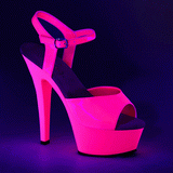 Pink Neon 15 cm Pleaser KISS-209UV Platform High Heels