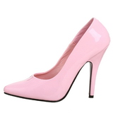 Pink Shiny 13 cm SEDUCE-420 Pumps High Heels for Men