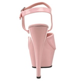 Pink Shiny 15 cm Pleaser KISS-209 High Heels Platform