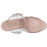 Pink Transparant 18 cm SKY-308 Plateau Hoge Hakken
