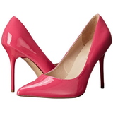 Pink Varnished 10 cm CLASSIQUE-20 pointed toe stiletto pumps