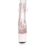 Pink glitter 18 cm UNICORN-1018C Pole dancing ankle boots