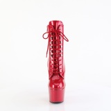 Pink glitter 18 cm dames high heels boots plateau